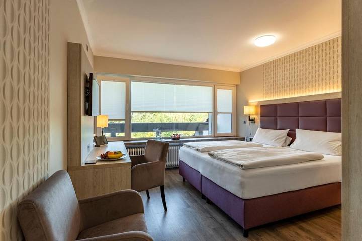 Hotel, mit Balkon und Terrasse sowie Sauna in Grünberg - 2
