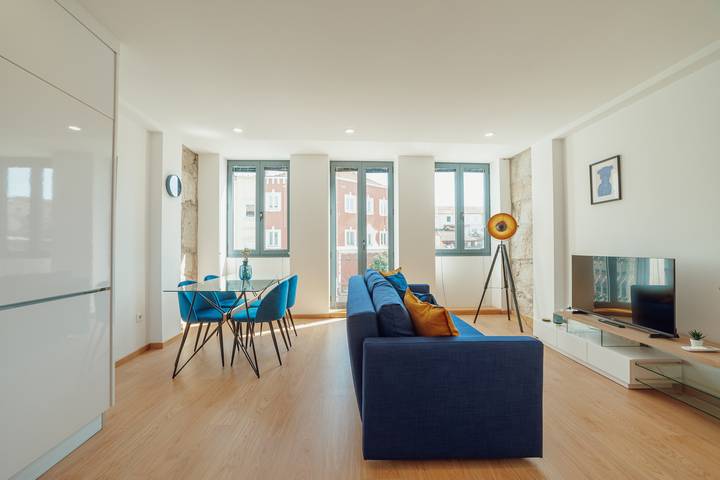 Appartement de vacances pour 5 personnes, avec balcon à Porto