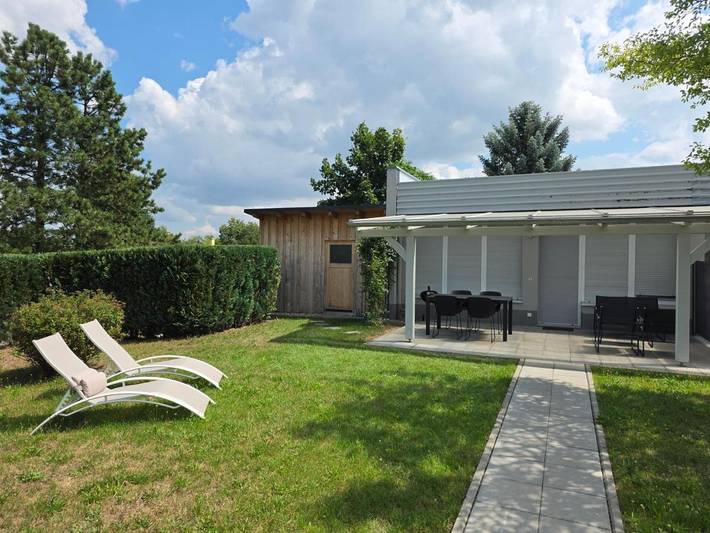 Ferienwohnung für 4 Personen, mit Terrasse und Garten