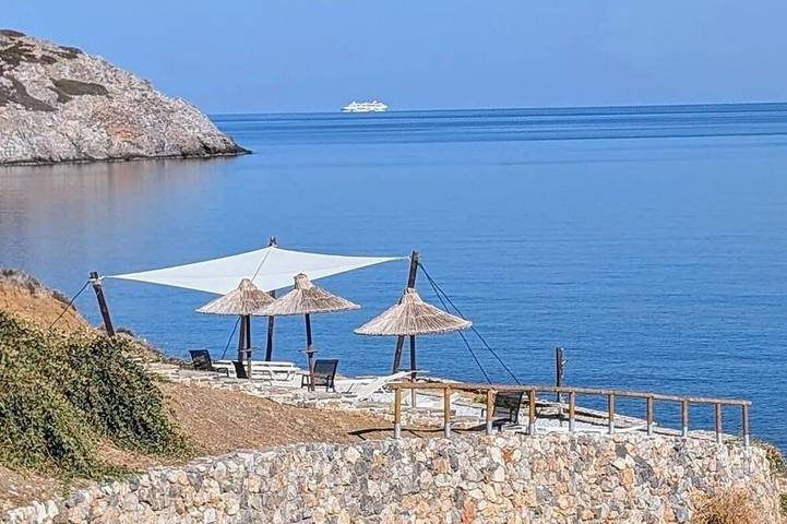 Strandhaus für 4 Personen, mit Terrasse und Garten, mit Haustier auf Kreta