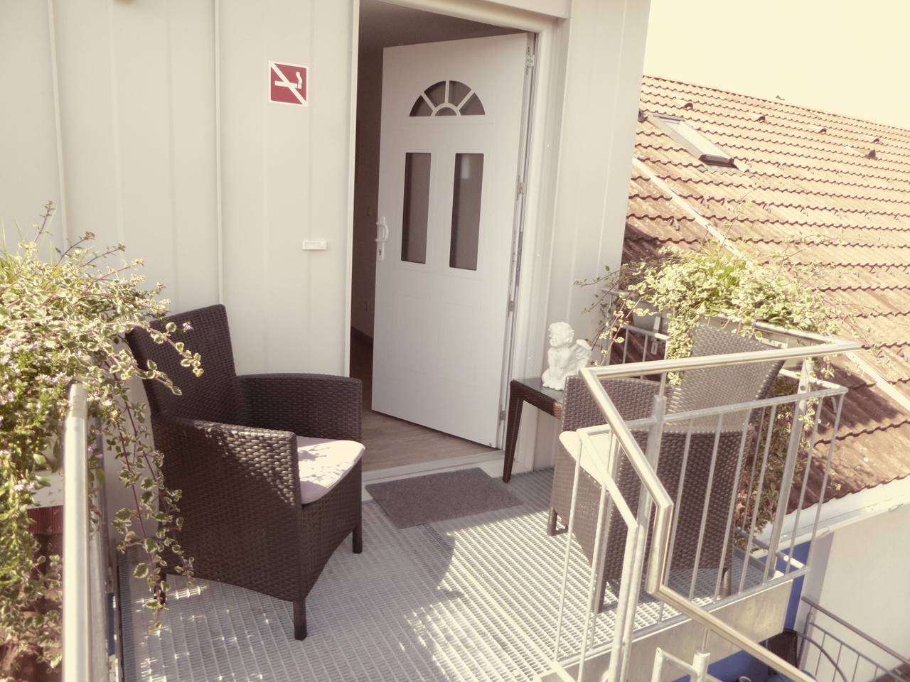 Ganze Wohnung, Ferienwohnung "Domicilio Azzurro" mit Blick auf den See und Wlan in Lindau, Bayerisch Schwaben