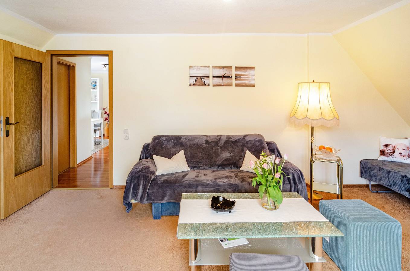 Ganze Wohnung, Ferienwohnung 'Inge' mit Gemeinschaftsterrasse und Wi-Fi in Uder, Region Eichsfeld