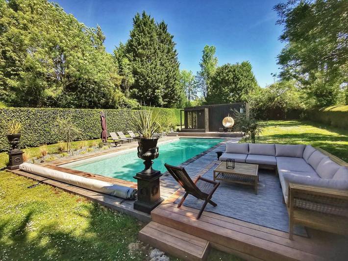 Chalet para 8 personas, con terraza y piscina - 1
