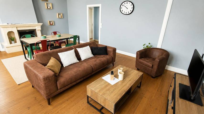 Gîte pour 6 personnes, avec Terrasse et Jardin