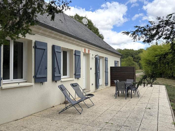 Location de vacances pour 6 personnes, avec Terrasse ainsi que Jardin et Vue à Mesland