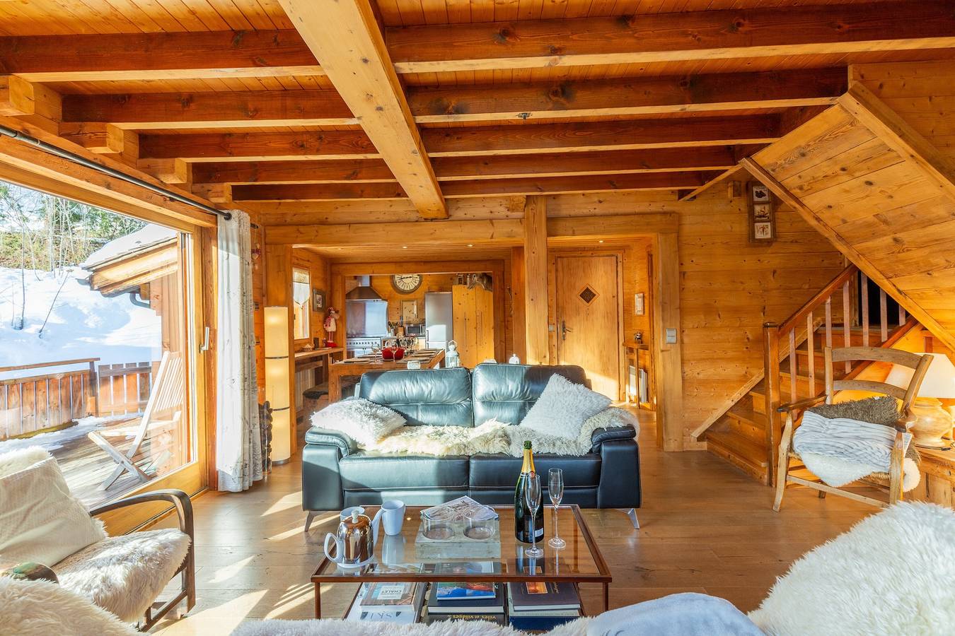 Chalet « Coelacanthe » avec vue sur la montagne, terrasse privée et Wi-Fi in La Clusaz, Région d'Annecy