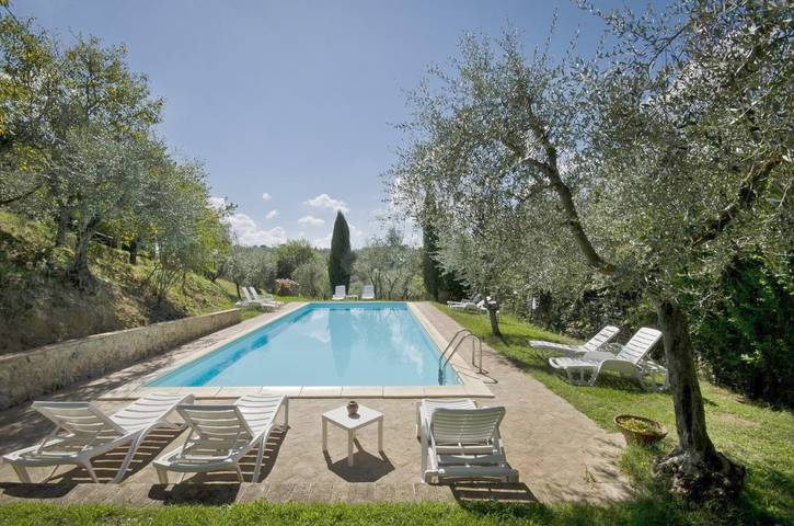 Mobil home pour 4 personnes, avec jardin ainsi que piscine et vue à Monteriggioni - 3