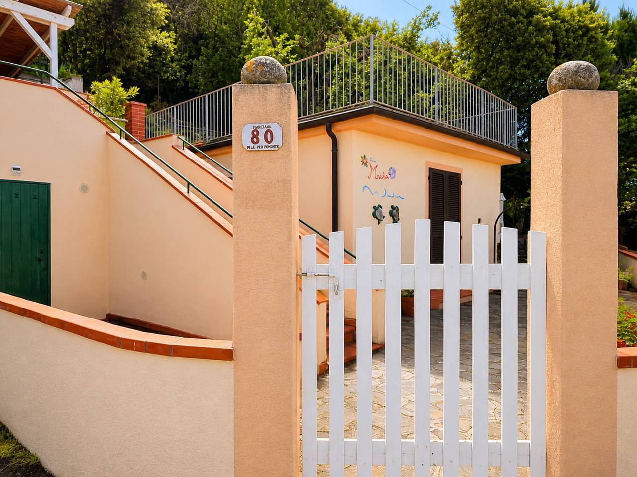 Ganze Ferienwohnung, Ferienwohnung für 4 Personen mit Balkon in Marciana, Toskanischer Archipel