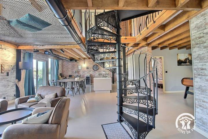 Gîte für 10 Personen, mit Ausblick und Garten, mit Haustier