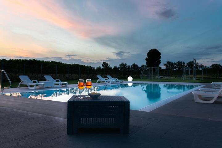 B&b per 4 persone, con Terrazza e Giardino nonché Piscina e Panorama in Provincia di Padova
