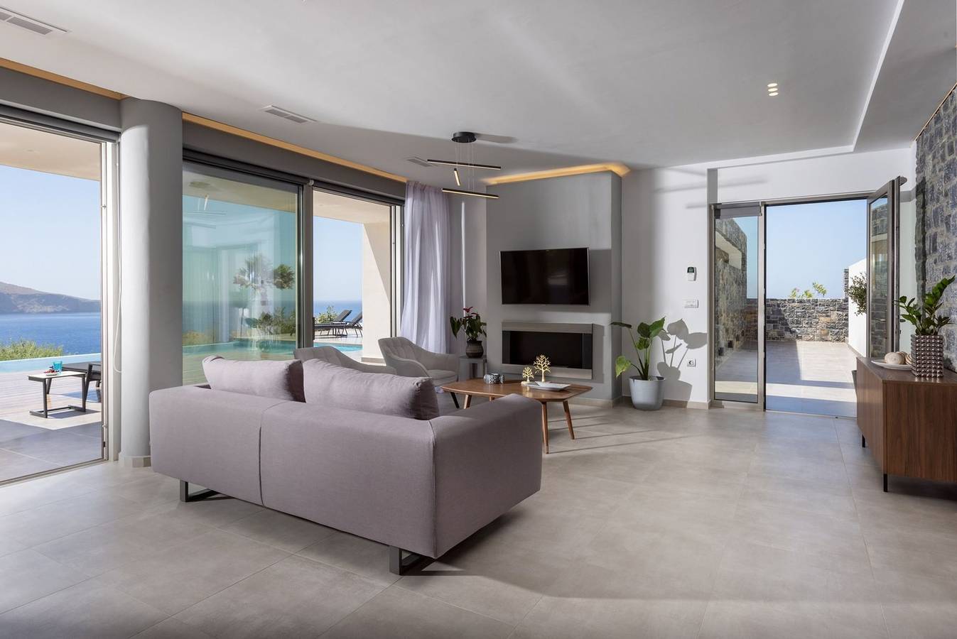 Villa für 12 Personen mit Pool in Agia Pelagia, Achlada