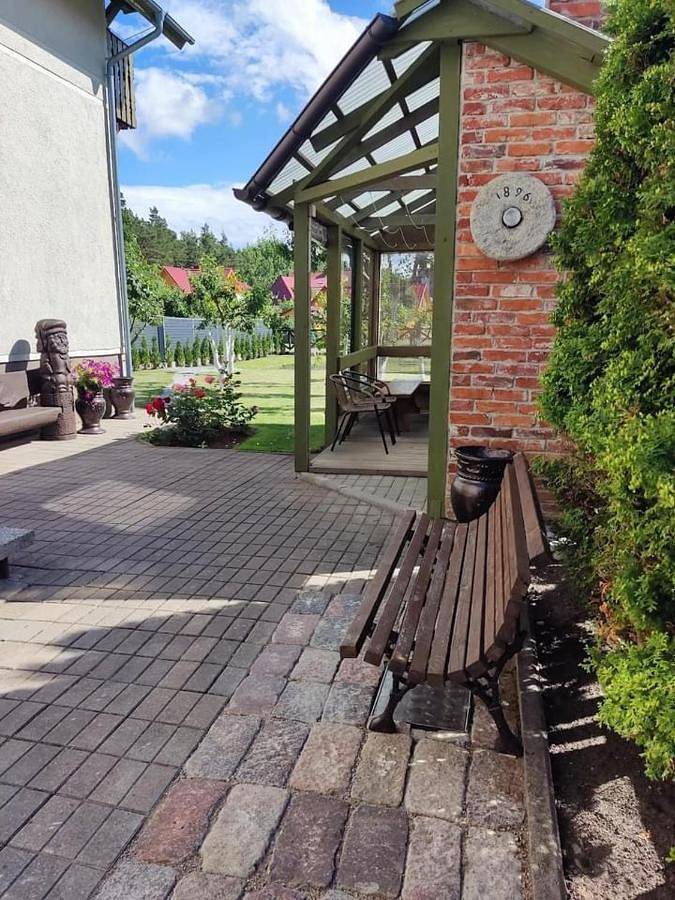 Dom gościnny dla 2 osób, z widok i sauna oraz ogród w Litwa