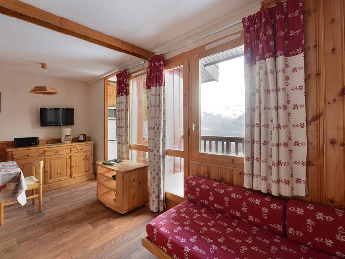 Ganze Wohnung, Geräumige Maisonette-Wohnung · Nahe Pisten · 8 Pers · Mont-Blanc Blick in Bellentre, La Plagne-Tarentaise