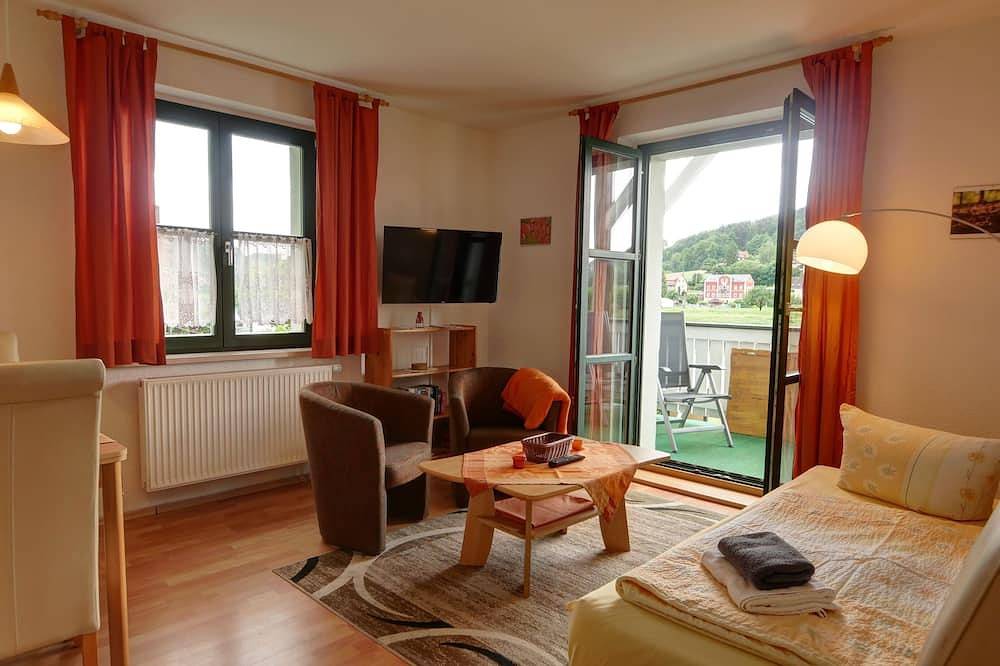 Ganze Wohnung, Haus Heidi in Rathen - Wohnung Schrammsteine in Rathen, Elbsandsteingebirge