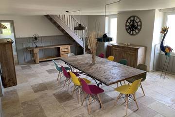 Gîte pour 6 personnes, avec jardin et terrasse à Saint-Médard