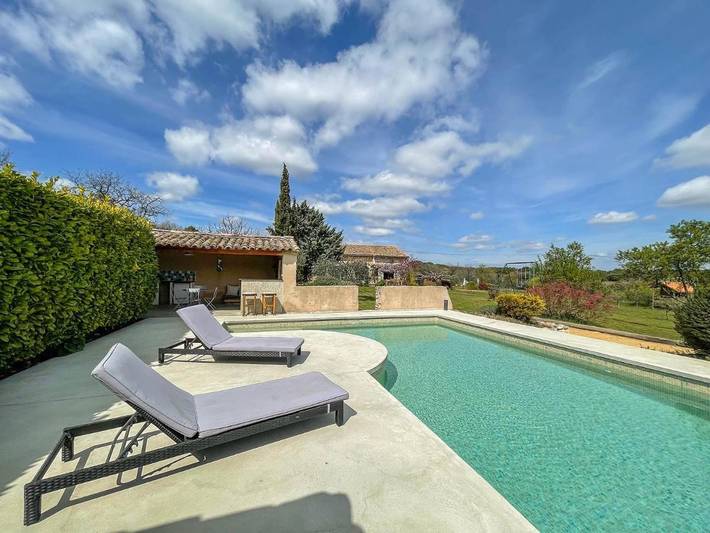 Location de vacances pour 8 personnes, avec jardin ainsi que piscine et vue à Saint-Marcel-d'Ardèche - 3