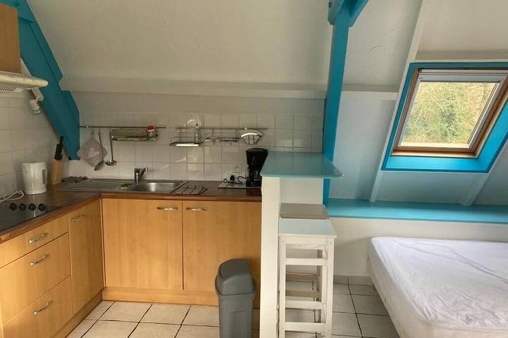 Gîte pour 4 personnes, avec terrasse ainsi que jardin et piscine à Sainte-Hélène (France) - 4