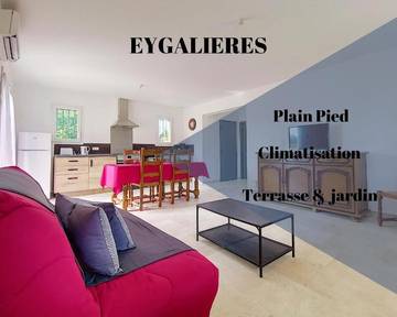 Gîte pour 4 personnes, avec jardin ainsi que piscine et vue à Eygalières