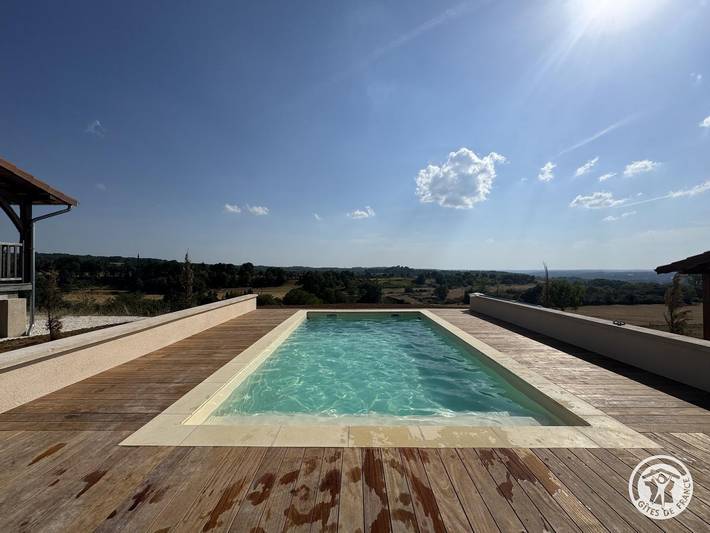 Gîte für 2 Personen, mit Terrasse und Pool - 1