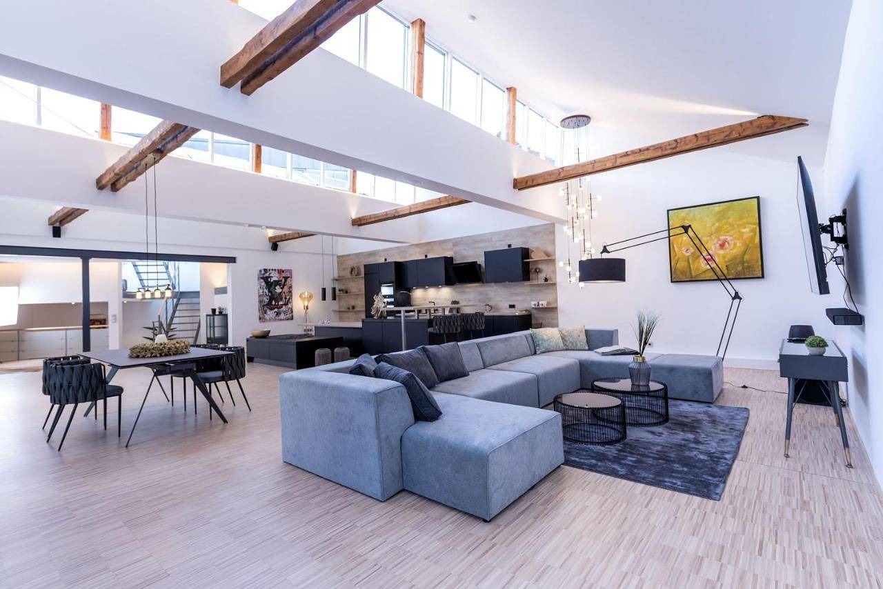 Ganze Wohnung, Luxus Wellness Loft - 245qm - Designwohnen im Zentrum in Gütersloh, Nordrhein-Westfalen