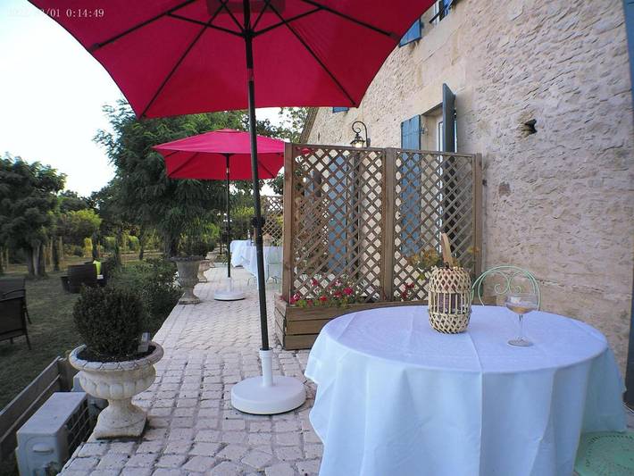 Location de vacances pour 4 personnes, avec vue ainsi que terrasse et piscine à Massugas - 2