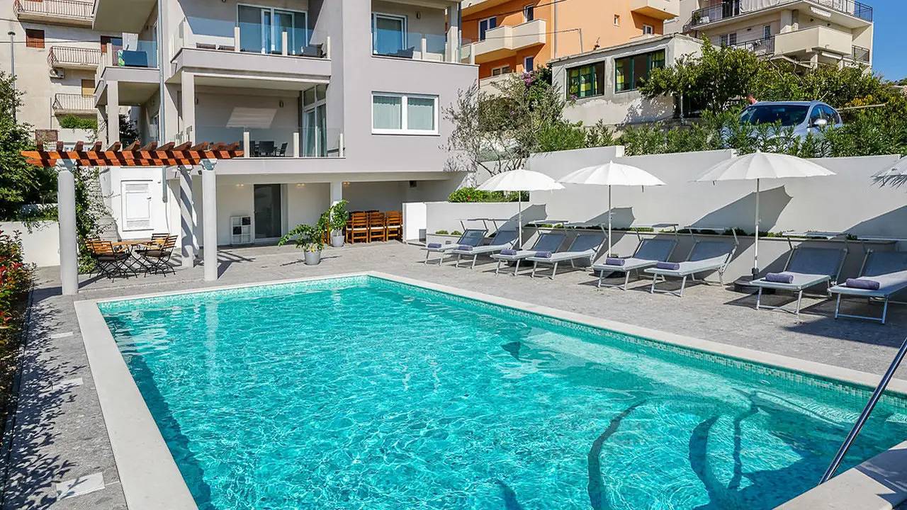 Apartamento vacacional entero, Ferienwohnung für 4 Personen (75 m²) in Podstrana in Podstrana, Condado de Split-Dalmacia