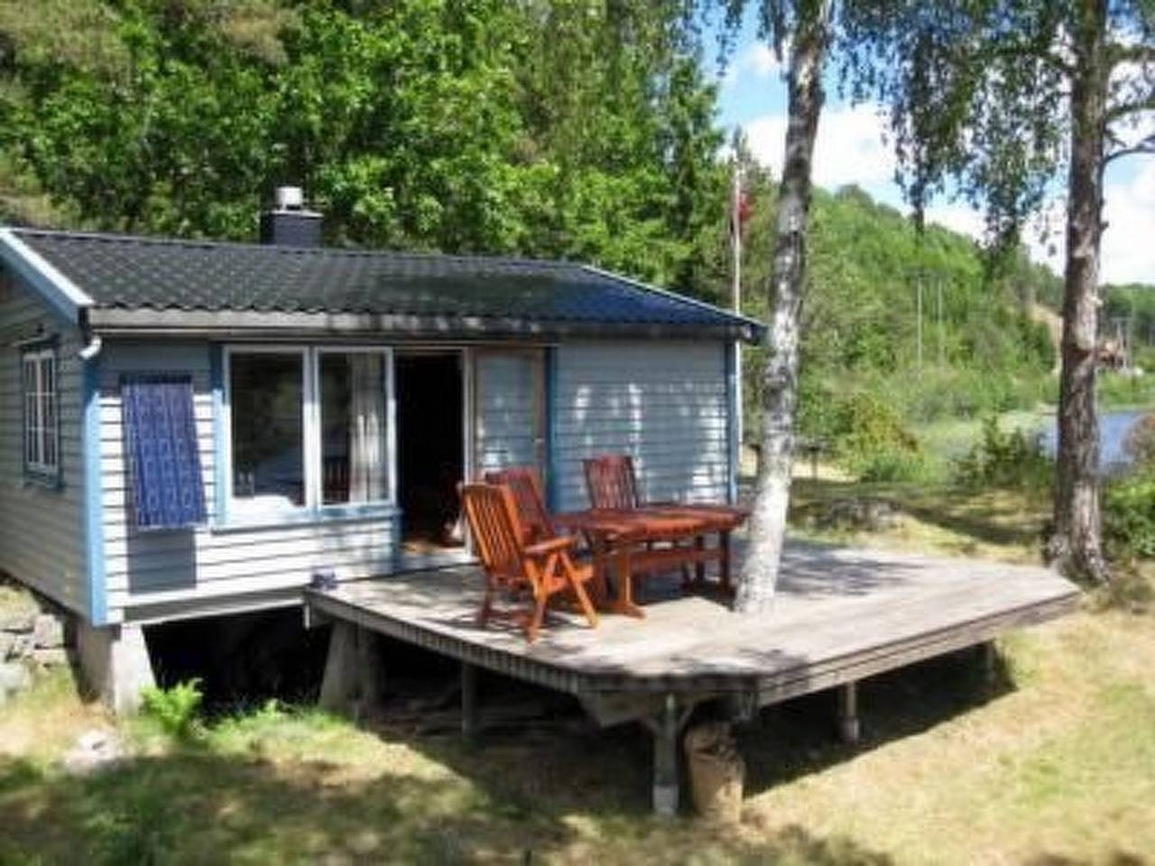 Ferienhaus für 6 Personen mit Terrasse in Marnardal