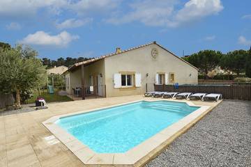 Cottage pour 6 personnes, avec terrasse et jardin, animaux acceptés à Montbrun-des-Corbières