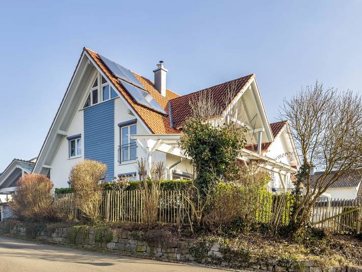 Ferienwohnung für 4 Personen, mit Balkon nahe des Ravensburger Spieleland