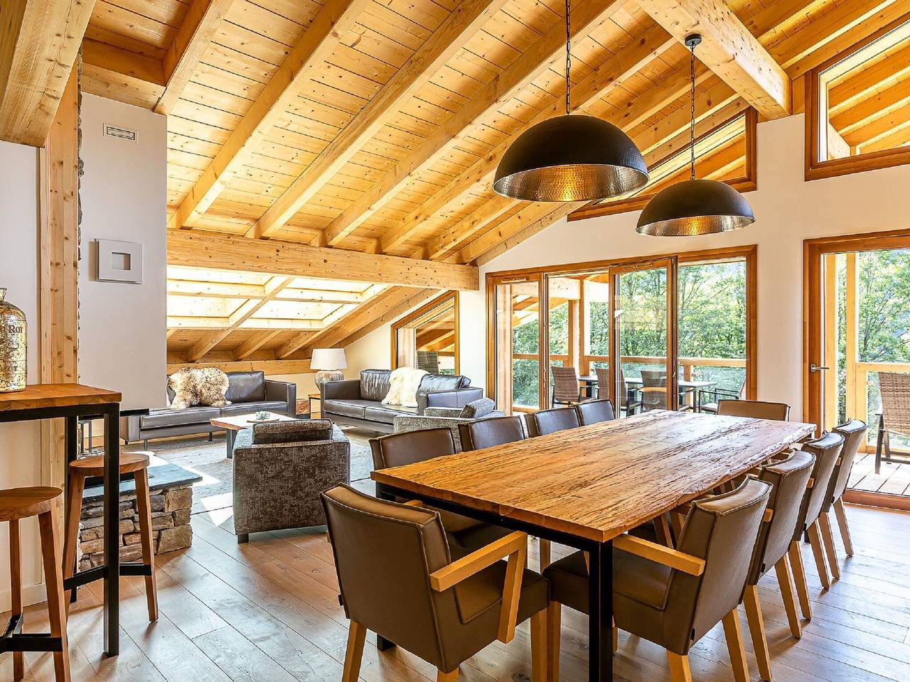 Ganze Wohnung, Penthouse mit Weinklimaschrank in Abondance, Les Portes Du Soleil