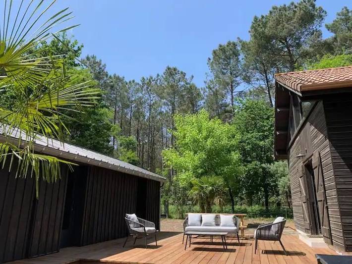 Location de vacances pour 13 personnes, avec terrasse et jardin à Vielle-Saint-Girons - 3