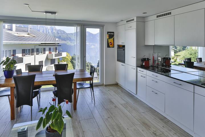 Ganze Ferienwohnung, Brunner's Gamperdon - 3.5 Zimmerwohnung mit Balkon in Flumserberg, Flums