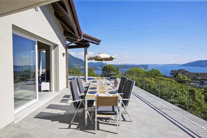 Ferienwohnung für 12 Personen, mit Balkon und Whirlpool sowie Terrasse und Garten im Piemont - 4
