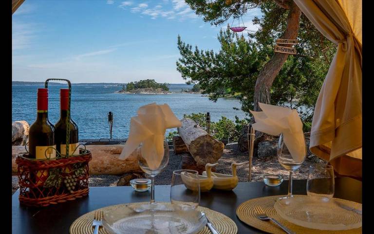 Camping für 2 Personen, mit Terrasse und Sauna sowie Ausblick in Schweden - 2