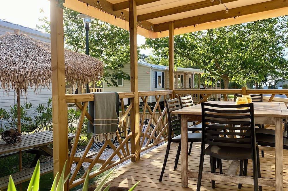 Static Caravan for 6 People in Lège-Cap-Ferret, Arcachon Bay