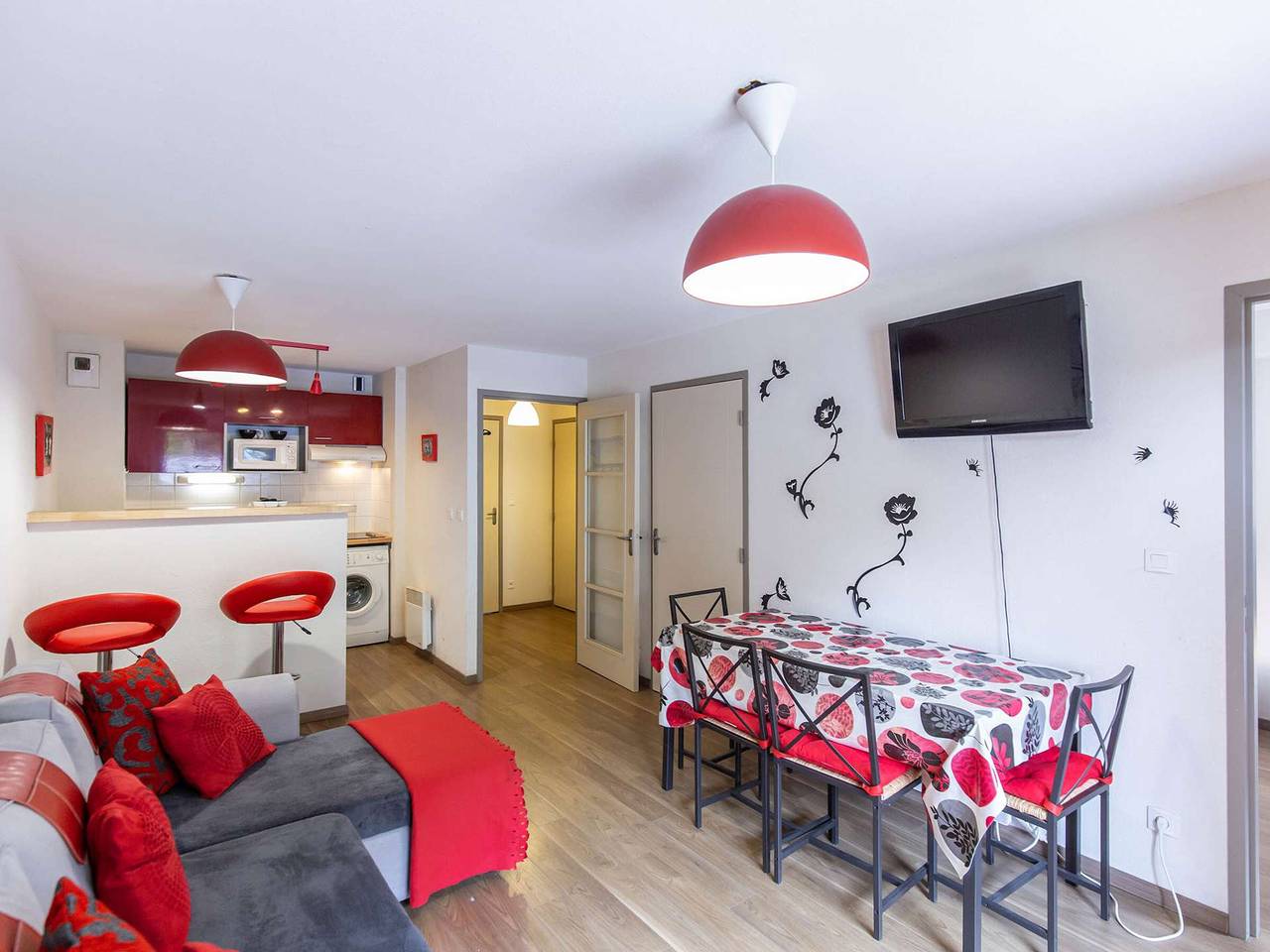 Ganze Wohnung, Gemütliche Wohnung 1 Zimmer + Ecke, 6 Pers, Gratis Wifi in Barèges in Sers, Nationalpark Pyrenäen