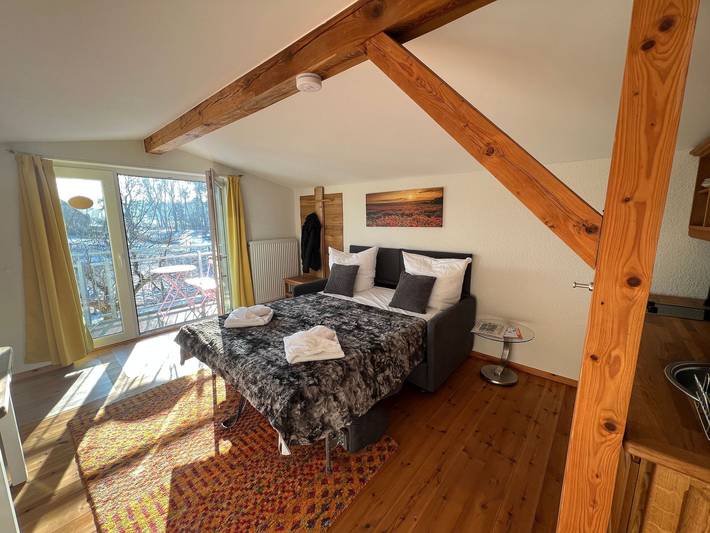 Ferienwohnung für 2 Personen, mit Balkon und Terrasse sowie Garten und Ausblick in Dobbin-Linstow - 3