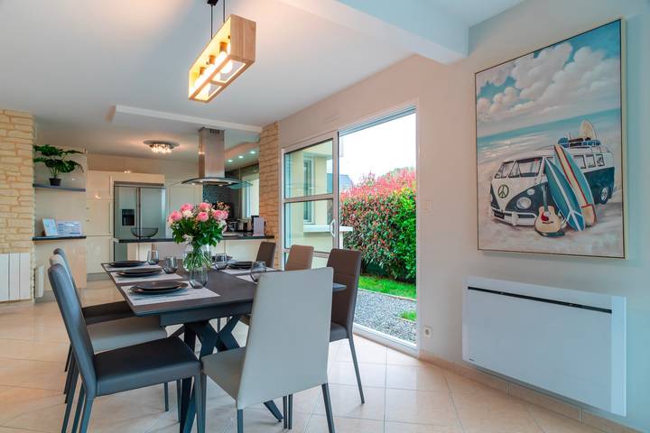 Location de vacances pour 10 personnes, avec jardin et balcon à Damgan - 2