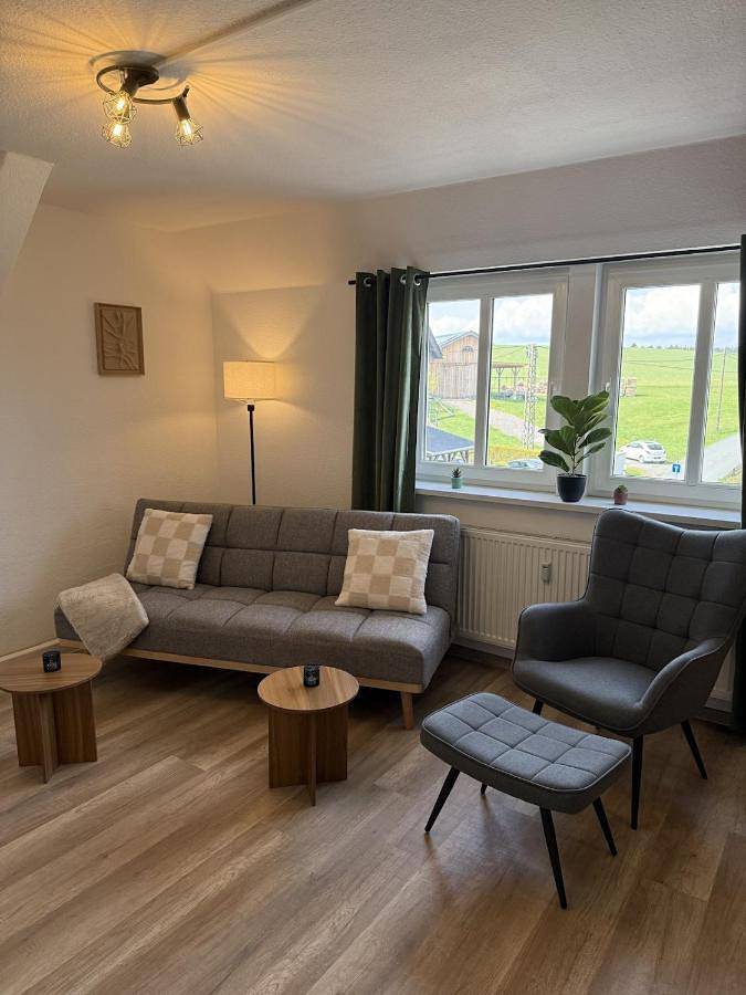 Ferienwohnung für 4 Personen, mit Ausblick in Deutschneudorf
