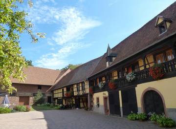 Gîte pour 2 personnes, avec balcon et jardin en Alsace