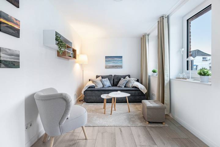 Ganze Wohnung, Barrierefreies Apartment 'Landräume' mit Wlan in Lunden, Halbinsel Eiderstedt