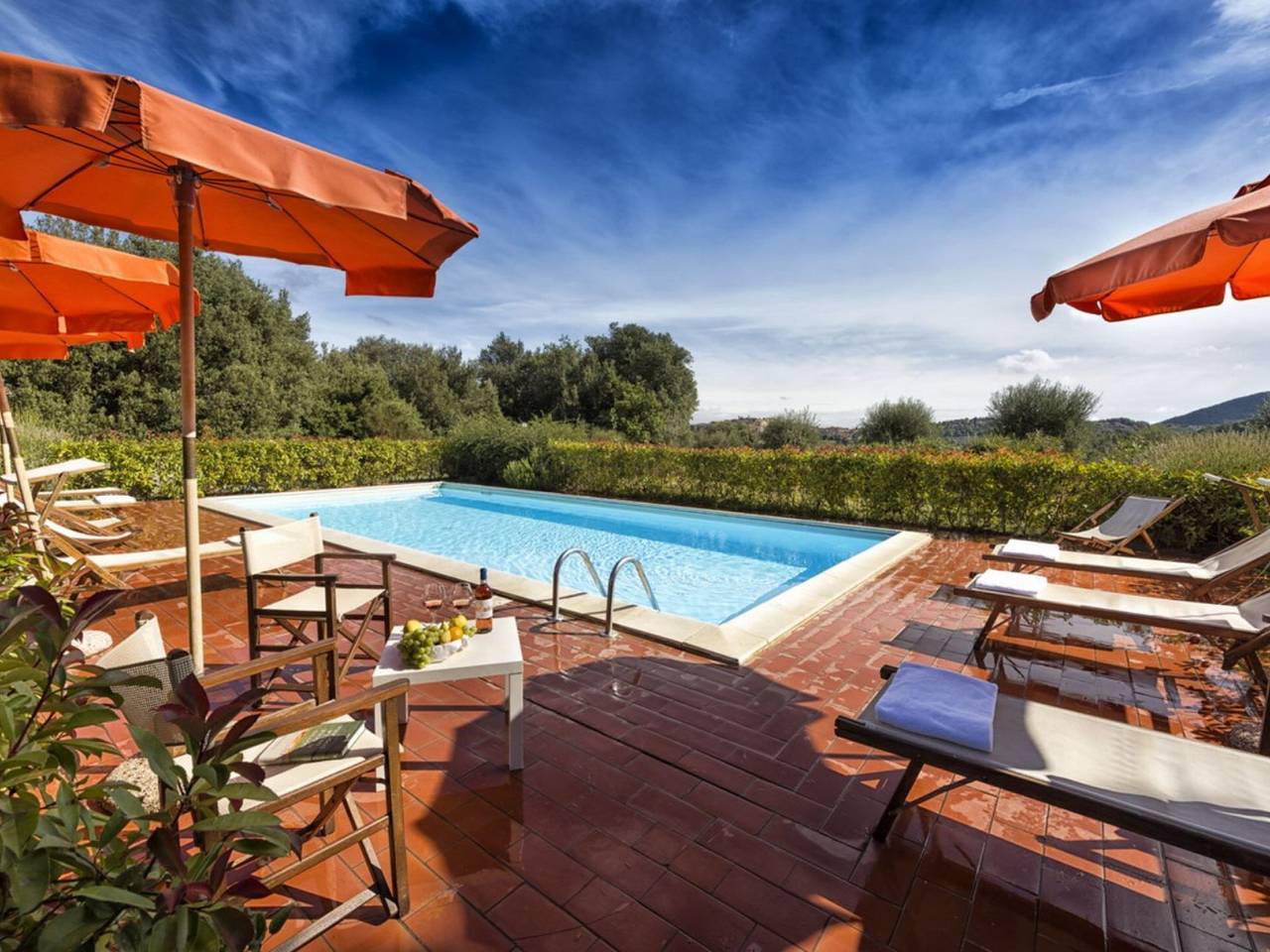 Feriehus for 14 personer med badebasseng in Trequanda, Provinsen Siena