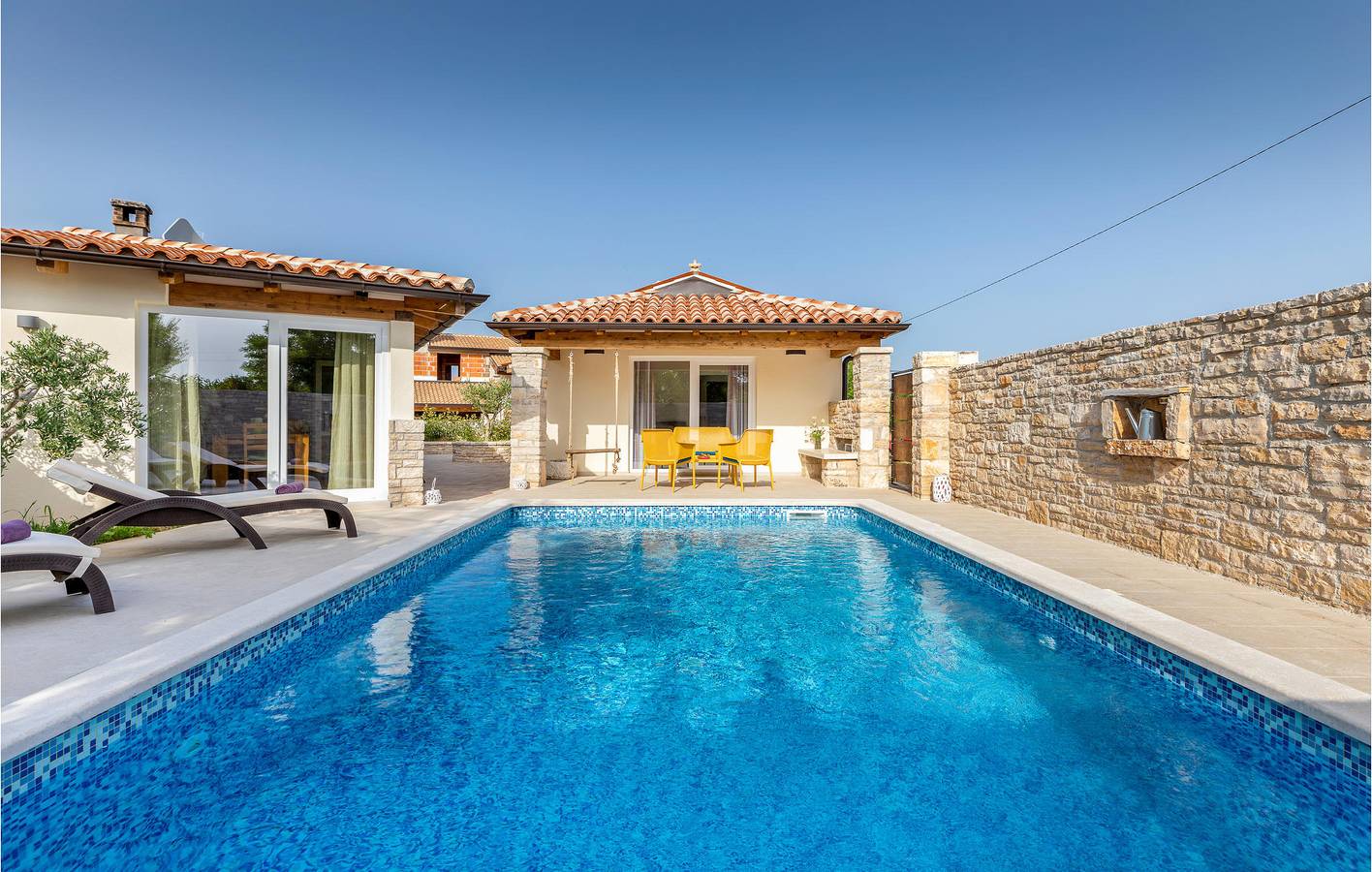 Ferienhaus für 6 Personen mit Terrasse in Žminj, Zentralistrien