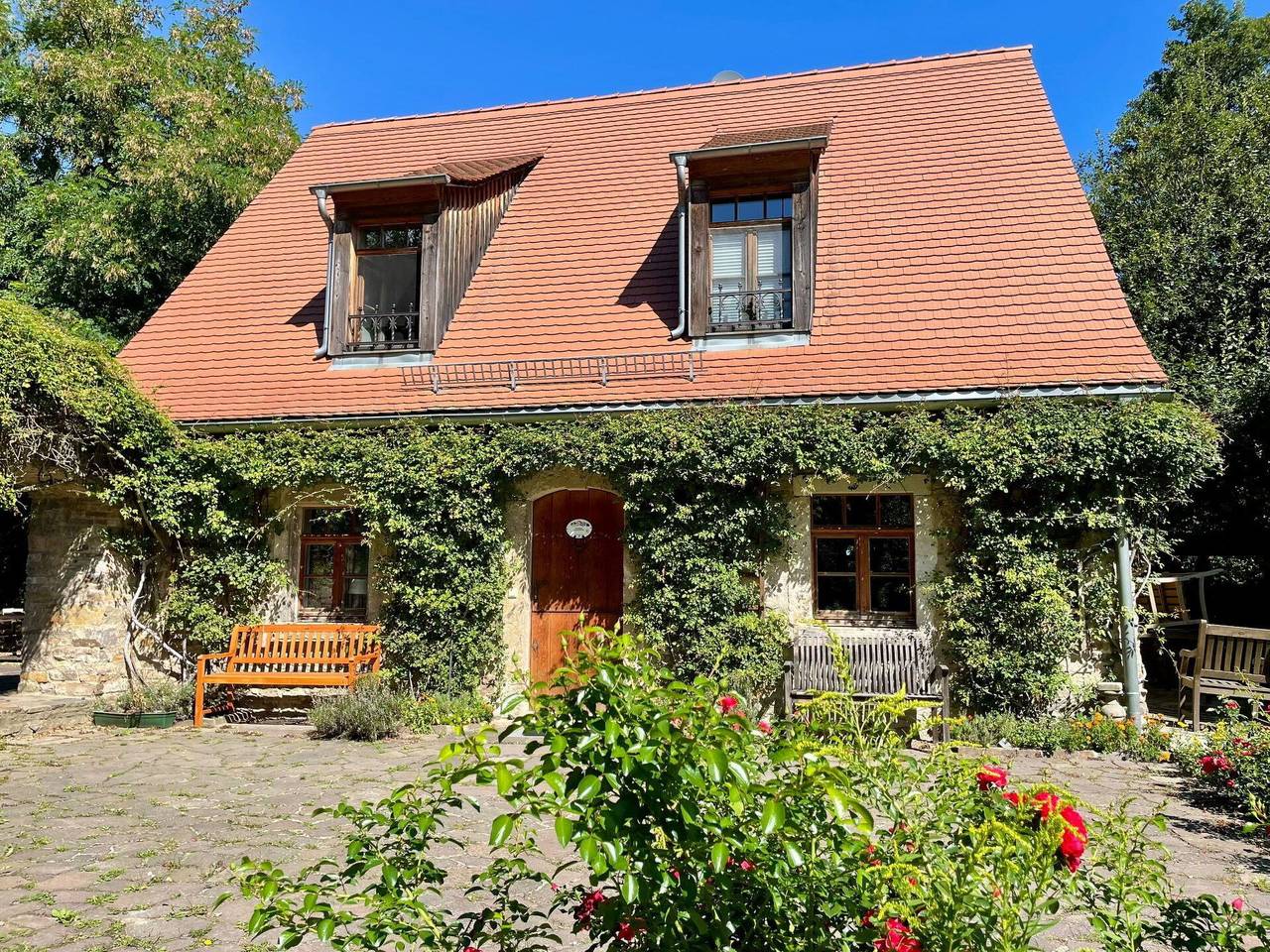 Rosencottage - Rosencottage 100.1 in Falkenhain, Lossatal
