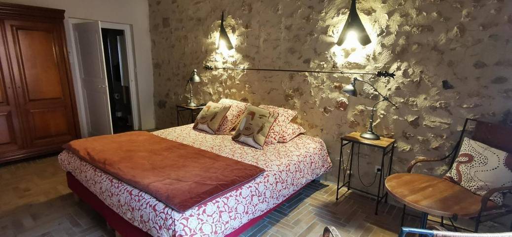 Chambre d’hôte pour 2 personnes, avec jacuzzi et terrasse