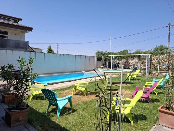 Maison d’hôte pour 2 personnes, avec jardin ainsi que piscine et vue en Roumanie