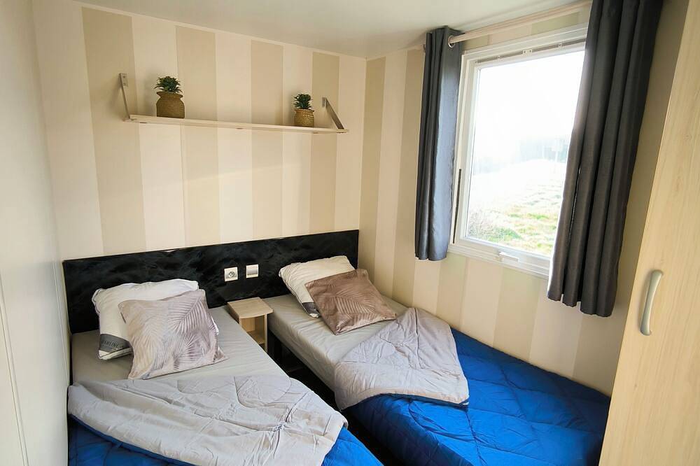 Bungalow 6 pers sea view (Air conditioning + Tv + Parking) in Le Portel, Boulogne-sur-Mer region