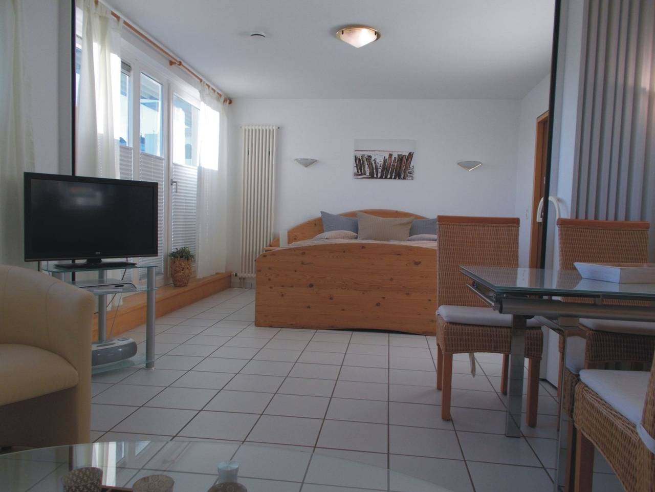 Ganze Ferienwohnung, Ferienwohnung für 2 Personen mit Balkon in Helgoland