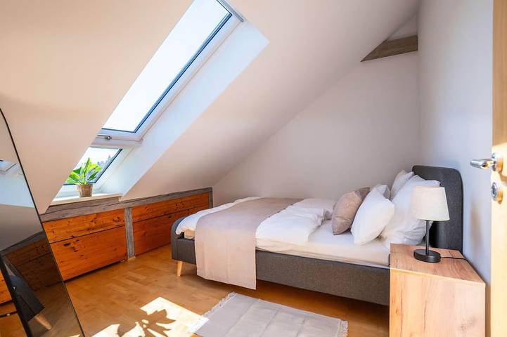 Ganze Wohnung, Altbau Apartment in Bahnhofsnähe mit Heimkino & Terrasse in Worms, Kurpfalz