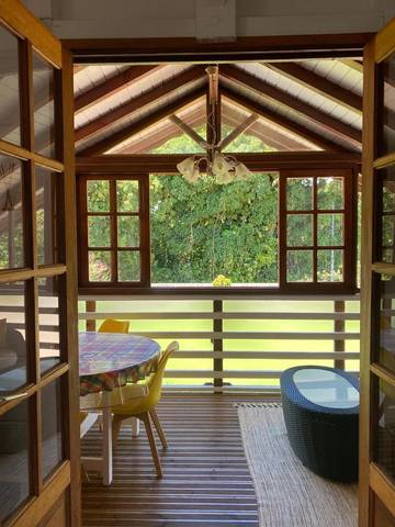 Gîte pour 2 personnes, avec terrasse et vue dans La Soufrière